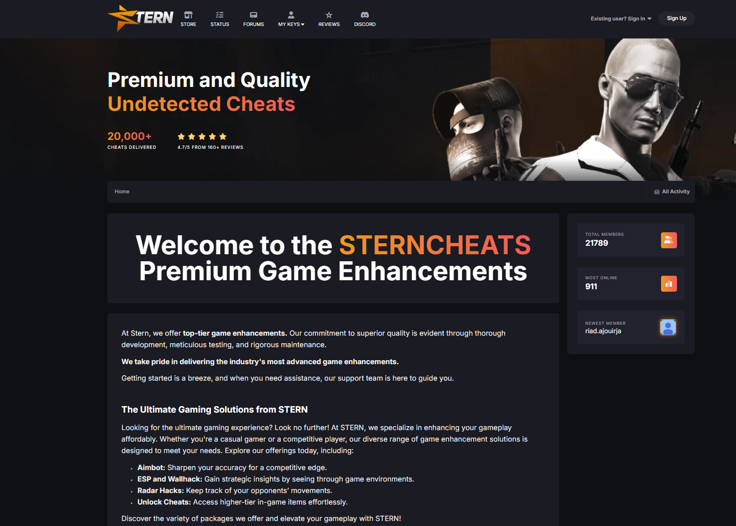 Sternclient : pourquoi ce site domine le marché français du cheat ...