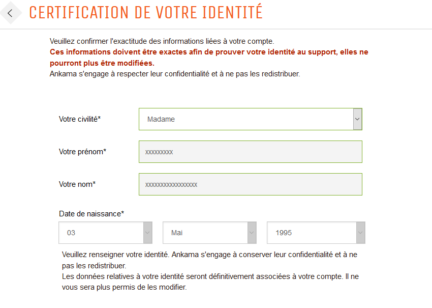 Compte decertifier