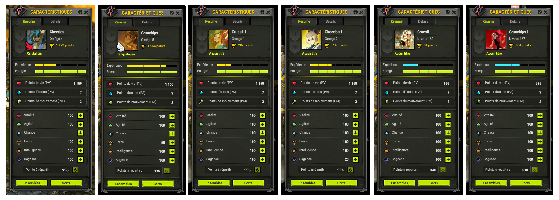 DOFUS CLASSES