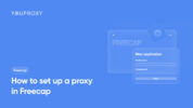 How to set up a proxy in Freecap