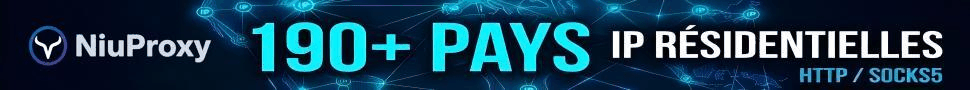 Proxy résidentiel rotatif NiuProxy – 0,35 $/Go